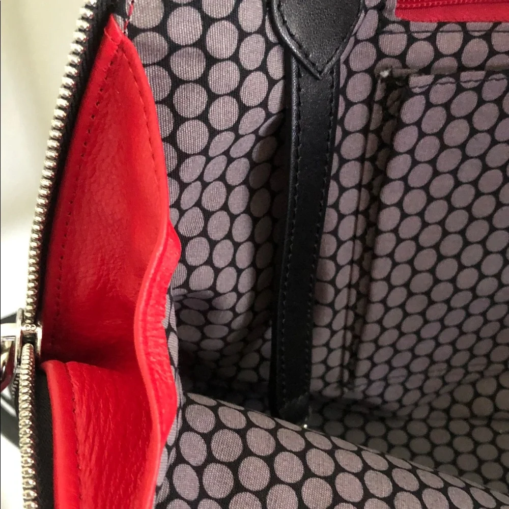 Brighton luxury first class fashionista limited edition Red Quilted  Satchel